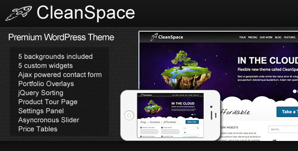 cleanspace 60 Awesome WordPress Themes of February 2012