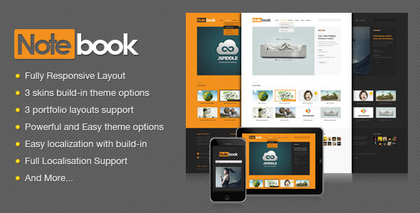 notebook 60 Awesome WordPress Themes of February 2012