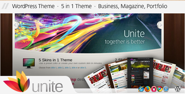 Unite - WordPress Magazine Business Theme