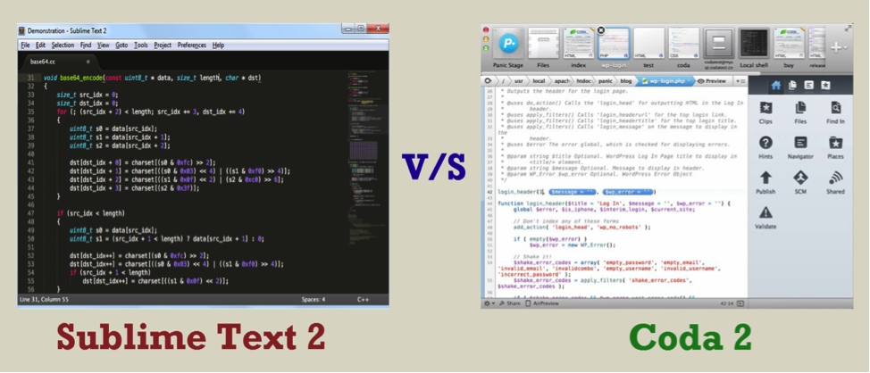 sublime text 2 vs cod2